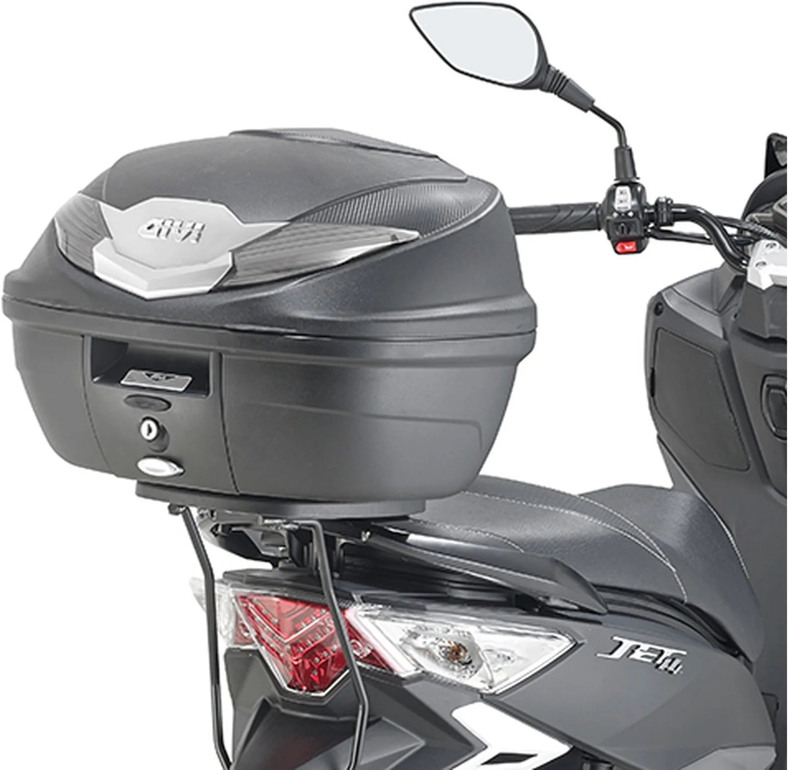 Support Pour Top Case Monolock - Givi Compatible Avec Sym Jet 14 125 - 200 (2017-2020)