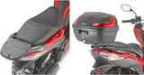 Monolock Black Tech Top Case - 30 Lt C30Nt Technopolymer - Givi Compatible With Sym Jet X 125 (2021-2024)