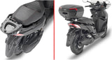 Monolock Vision Black Top Case - 34 Lt Vision Technopolymer - Givi Compatible With Sym Joyride 300 (2022-2024)