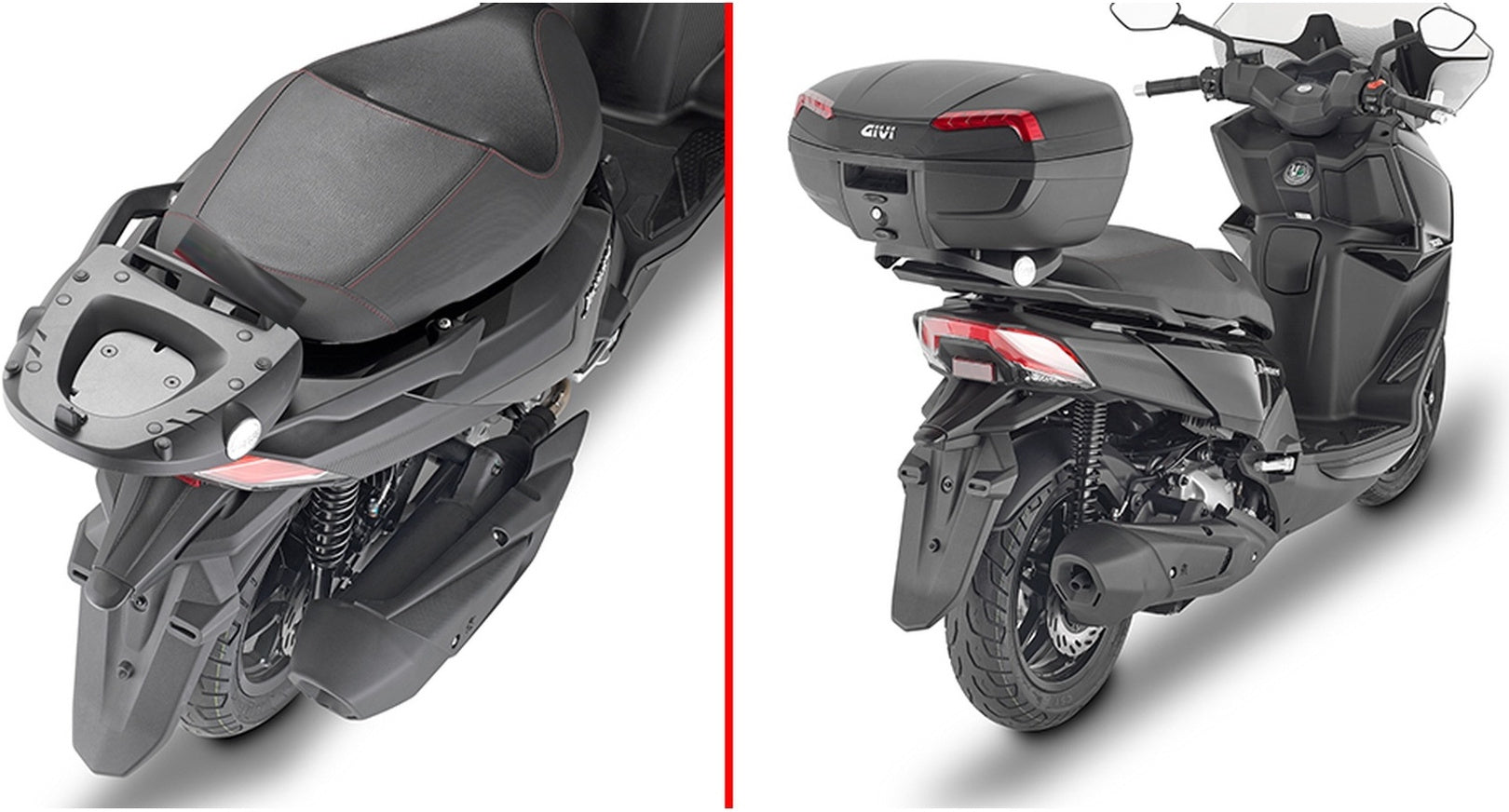 Monokey Trekker Outback Evo Smart Black Aluminium Top Case - 42 Lt Trekker Outback Evo Smart Aluminium - Givi Compatible With Sym Joyride 300 (2022-2024)