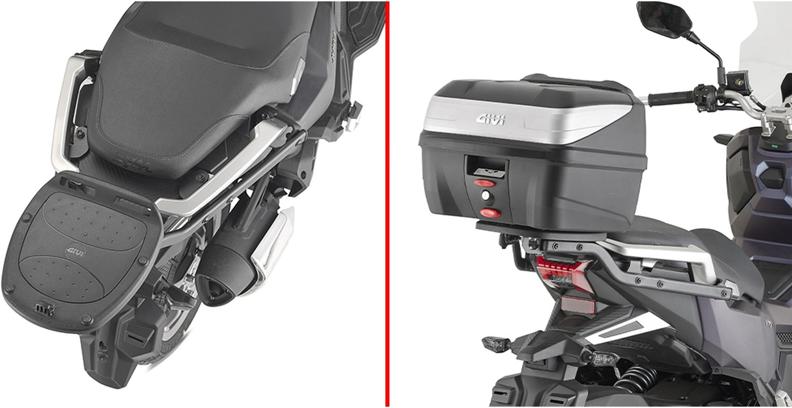 Monolock Silver Top Case - 32 Lt Technopolymer - Givi Compatible With Sym Adx 125 (2024)