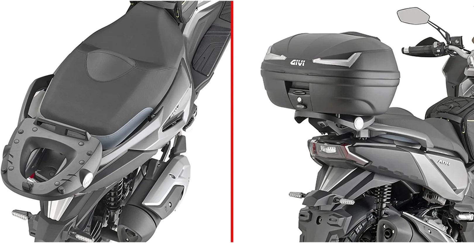 Top Case Monolock Simply Iv Noir 45 Lt Simply Iv Technopolymères - Givi Compatible Avec Sym Adx 300 (2024)