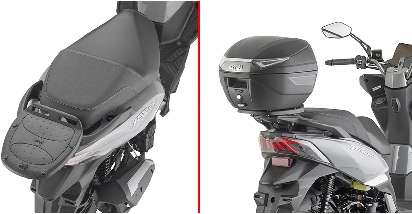 Monolock Black Top Case - 29 Lt Technopolymer - Givi Compatible With Sym Jet 14 Evo 125 - 200 (2024)