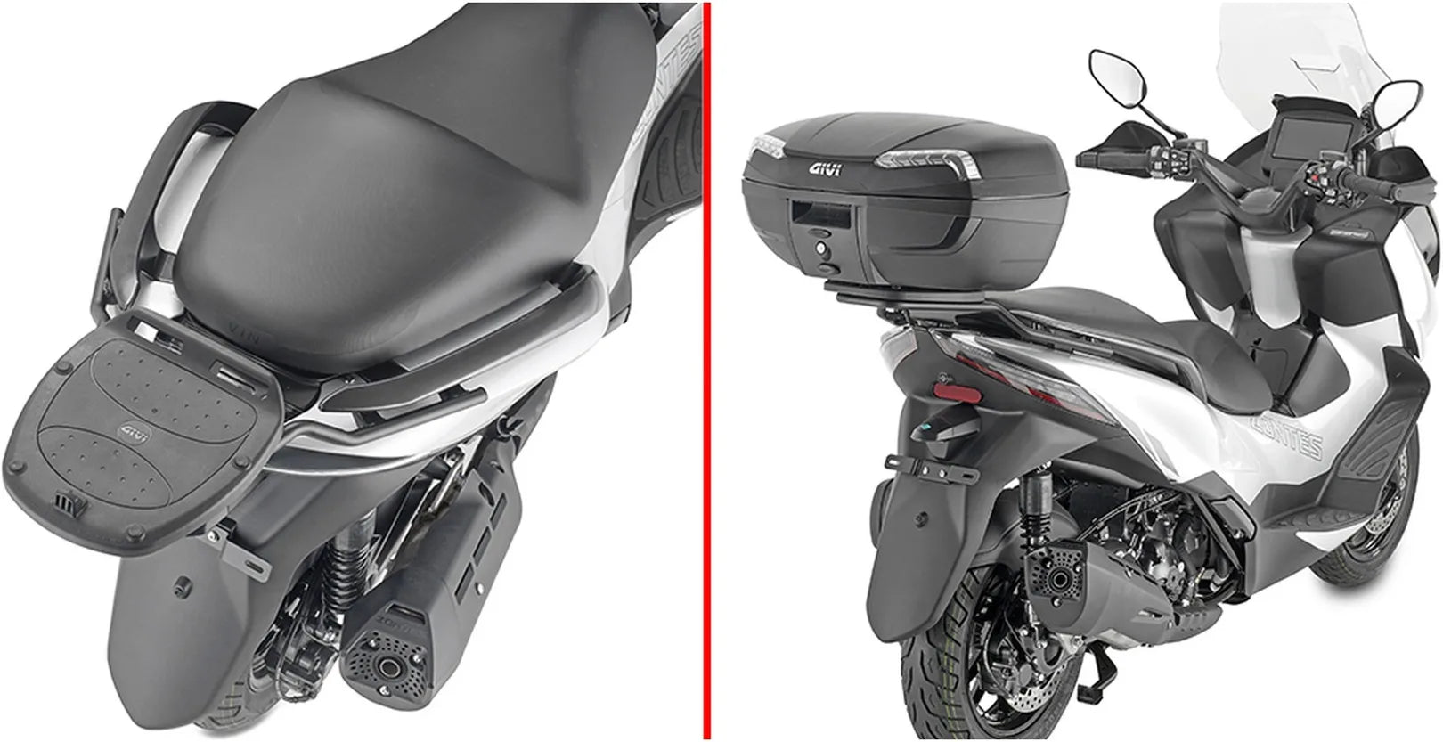 Support Pour Top Case Monolock - Givi Compatible Avec Zontes 350 E (2023-2024)