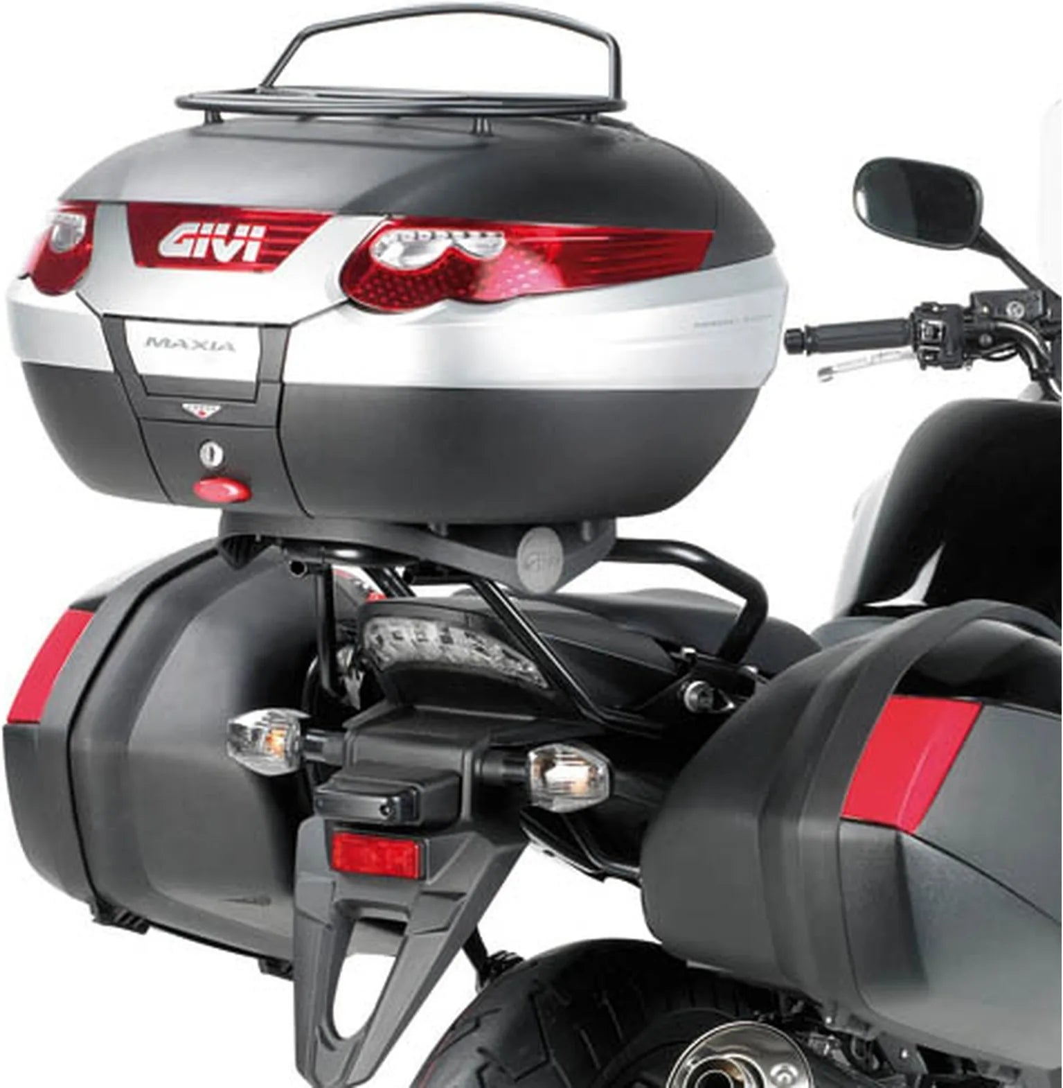 Top Case Monokey Trekker Aluminium Noir 46 Lt Trekker Aluminium - Givi Compatible Avec Honda Cbf 1000 - St (2010-2014)