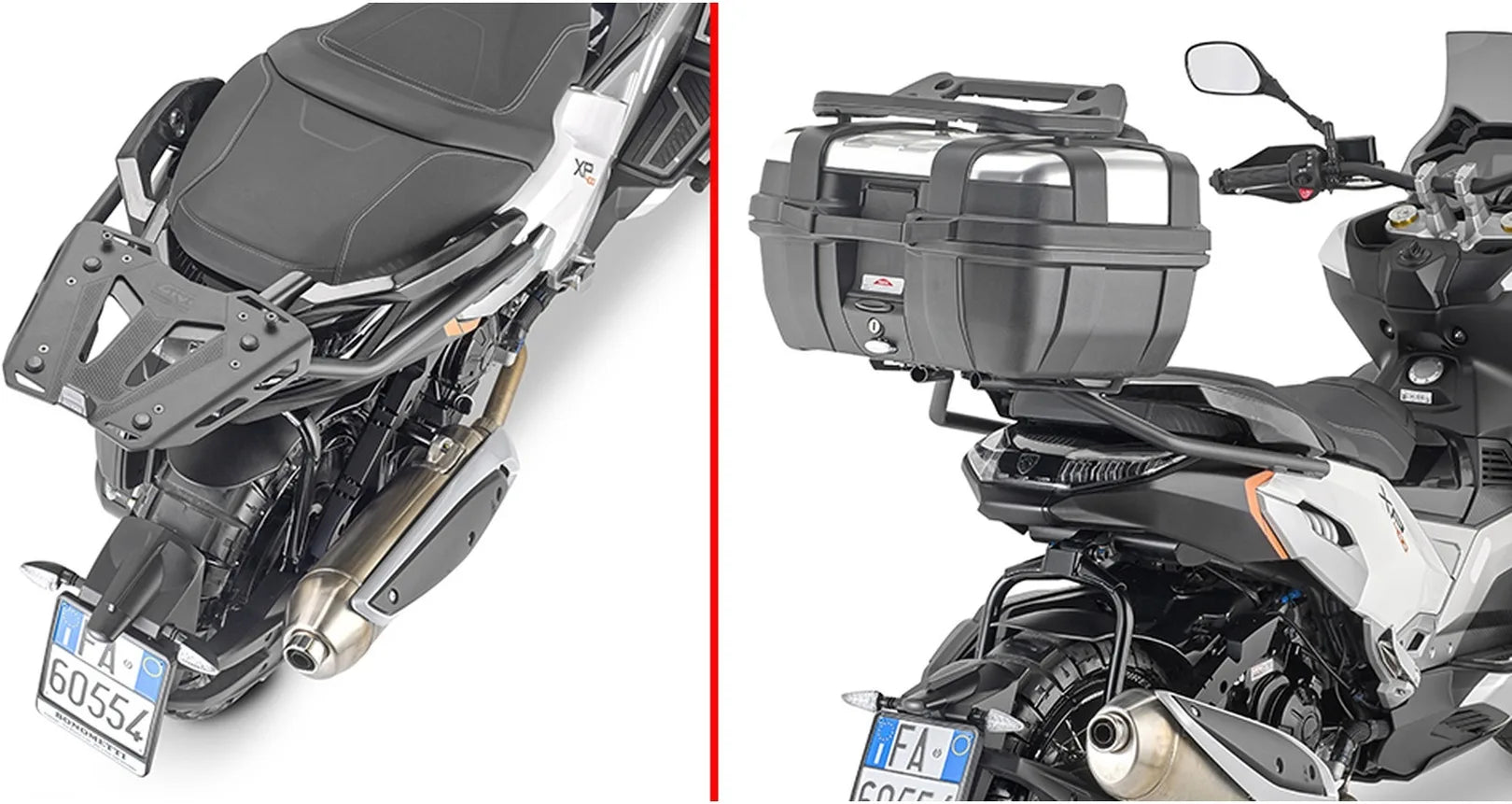Top Case Monokey Trekker Alaska Aluminium Noir 44 Lt Trekker Alaska Aluminium - Givi Compatible Avec Peugeot Xp 400 Gt (2023)