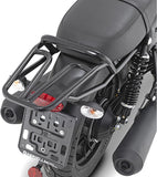 Monokey Arena Black Top Case - 45 Lt Arena Technopolymer - Givi Compatible With Moto Guzzi V7 Iii Stone Night Pack (2019-2020)