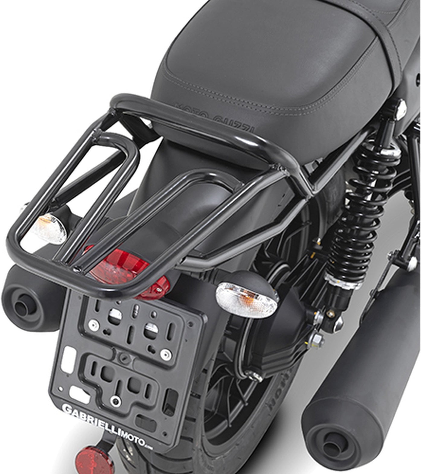 Monolock Blade Black Tech Top Case - 47 Lt Blade Technopolymer - Givi Compatible With Moto Guzzi V7 Iii Stone - Special (2017-2020)