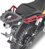 Monokey Trekker Lite Black Top Case - 52 Lt Trekker Lite Technopolymer - Givi Compatible With Moto Guzzi V85 Tt (2019-2023)