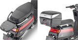 Top Case Monolock Noir Tech 30 Lt Technopolymères - Givi Compatible Avec Niu Nqi (2019-2024)