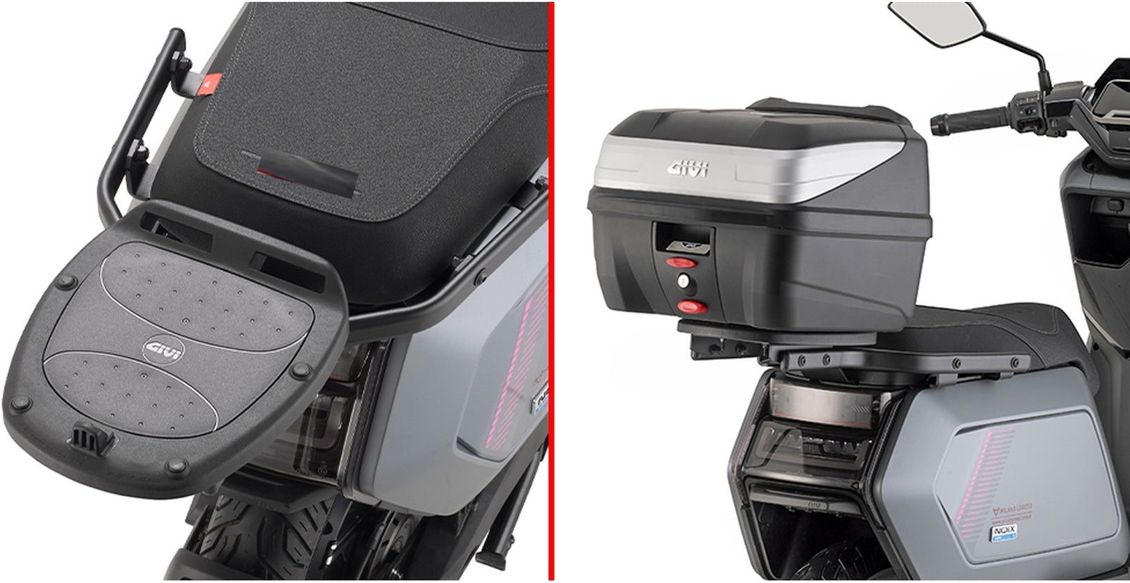 Monokey Trekker Alaska Aluminium Top Case - 56 Lt Trekker Alaska Aluminium - Givi Compatible With Niu Nqix 500 (2025)