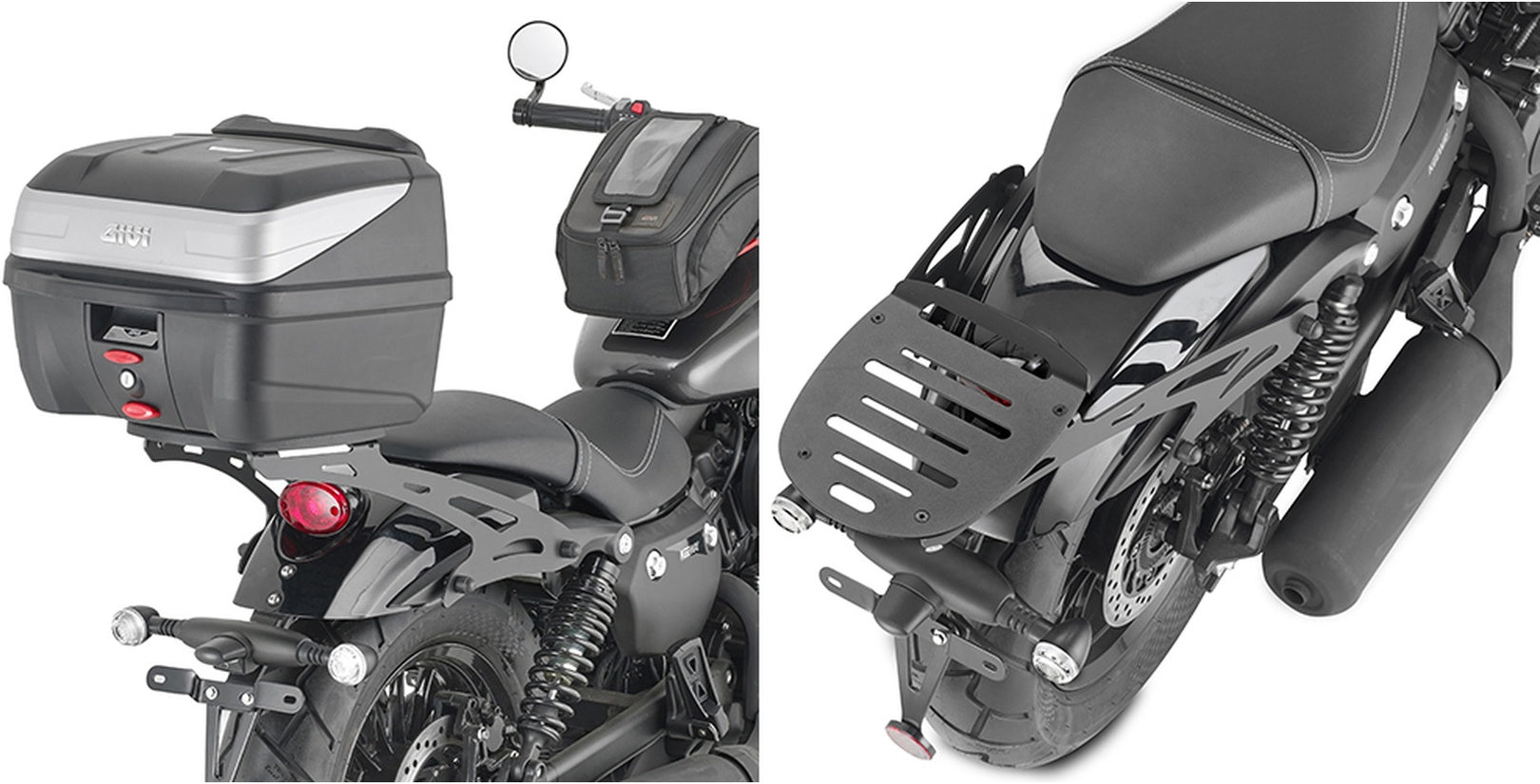 Monolock Black Top Case - 30 Lt C30N Technopolymer - Givi Compatible With Keeway V 302 C 300 (2023-2024)