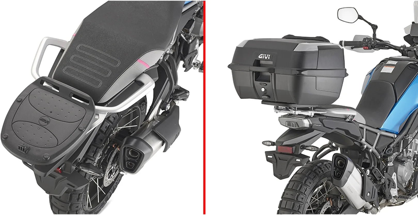 Top Case Monokey Noir 40 Lt Nylon - Givi Compatible Avec Cfmoto 450 Mt (2024)