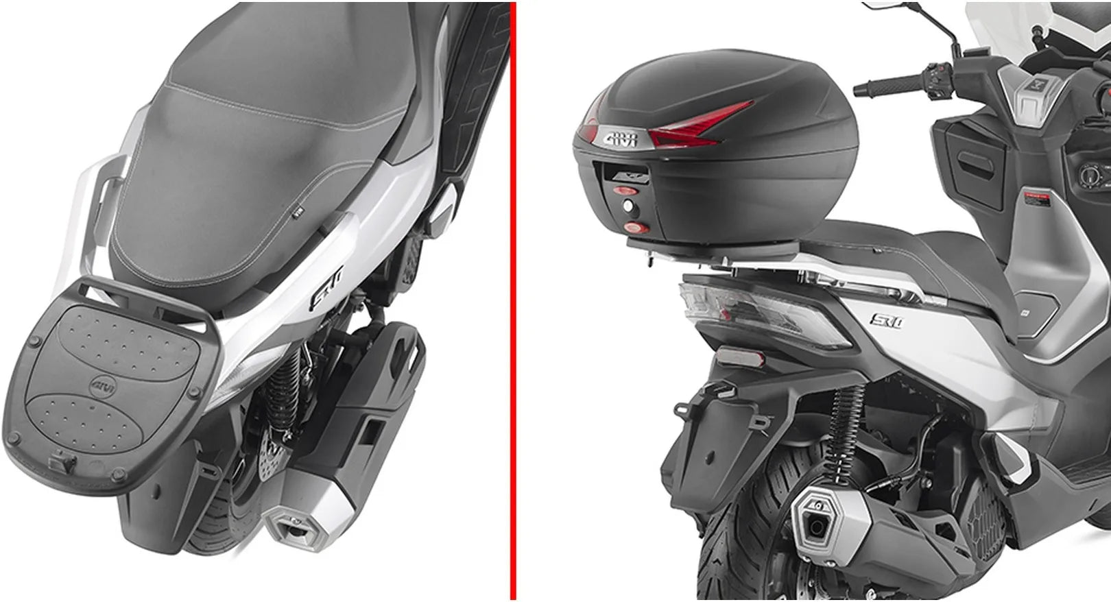 Top Case Monolock Noir Tech 30 Lt C30Nt Technopolymères - Givi Compatible Avec Voge Sr1 125 (2023-2024)