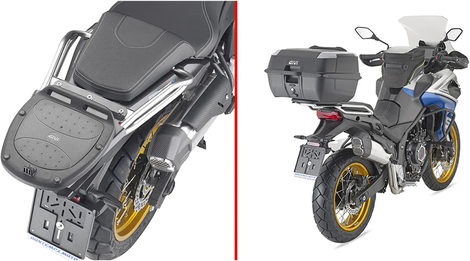 Top Case Monokey Trekker Aluminium 33 Lt Trekker Aluminium - Givi Compatible Avec Voge Valico 625 Dsx (2025)