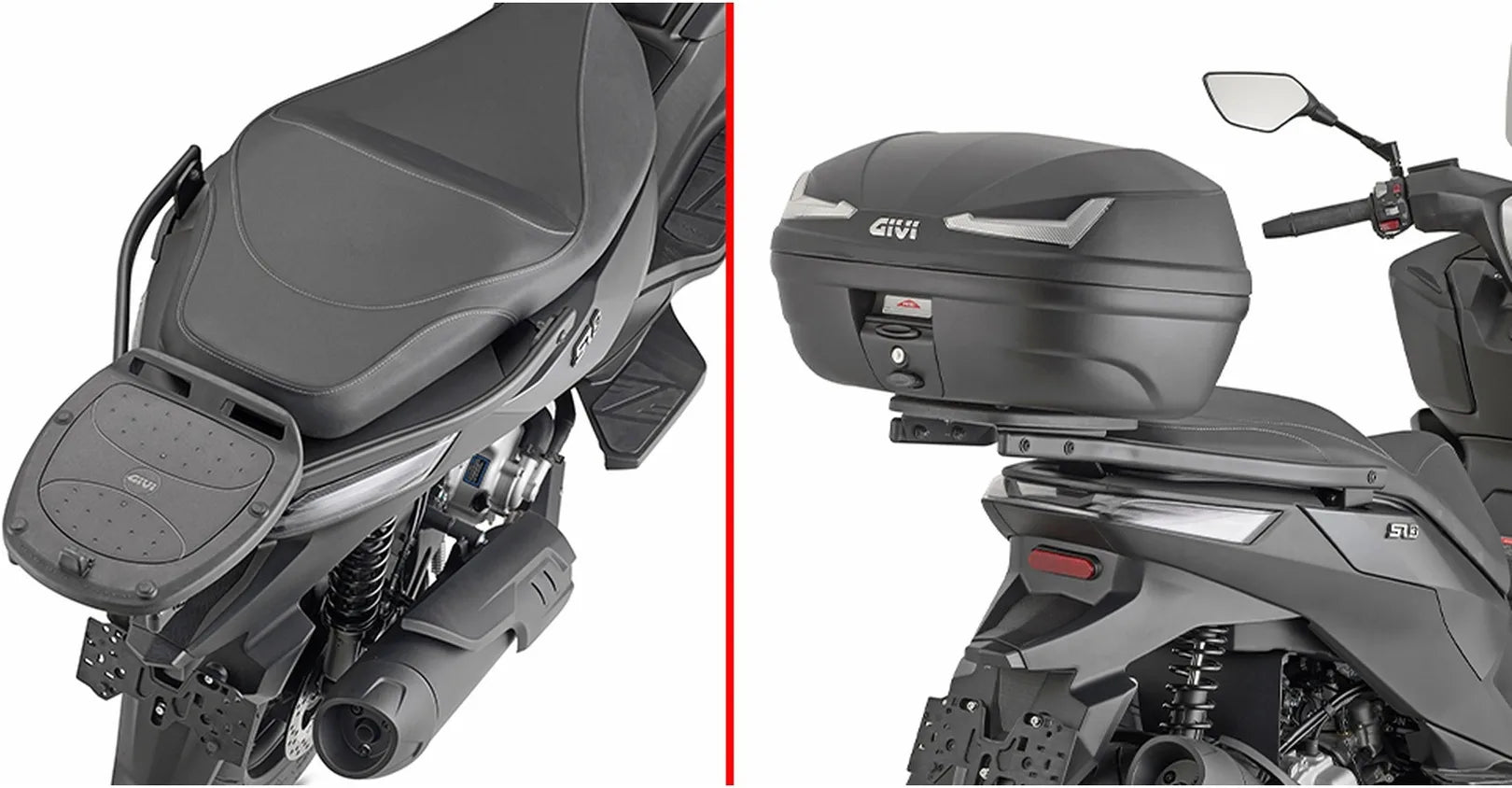Top Case Monolock Noir 30 Lt Technopolymères - Givi Compatible Avec Voge Sr3 250 (2024)