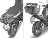 Monokey Trekker Black Aluminium Top Case - 33 Lt Trekker Aluminium - Givi Compatible With Moto Morini X-Cape 649 (2021-2024)