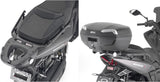 Monokey Black Tech Top Case - 40 Lt Technopolymer - Givi Compatible With Wottan Storm S 300 (2022-2024)