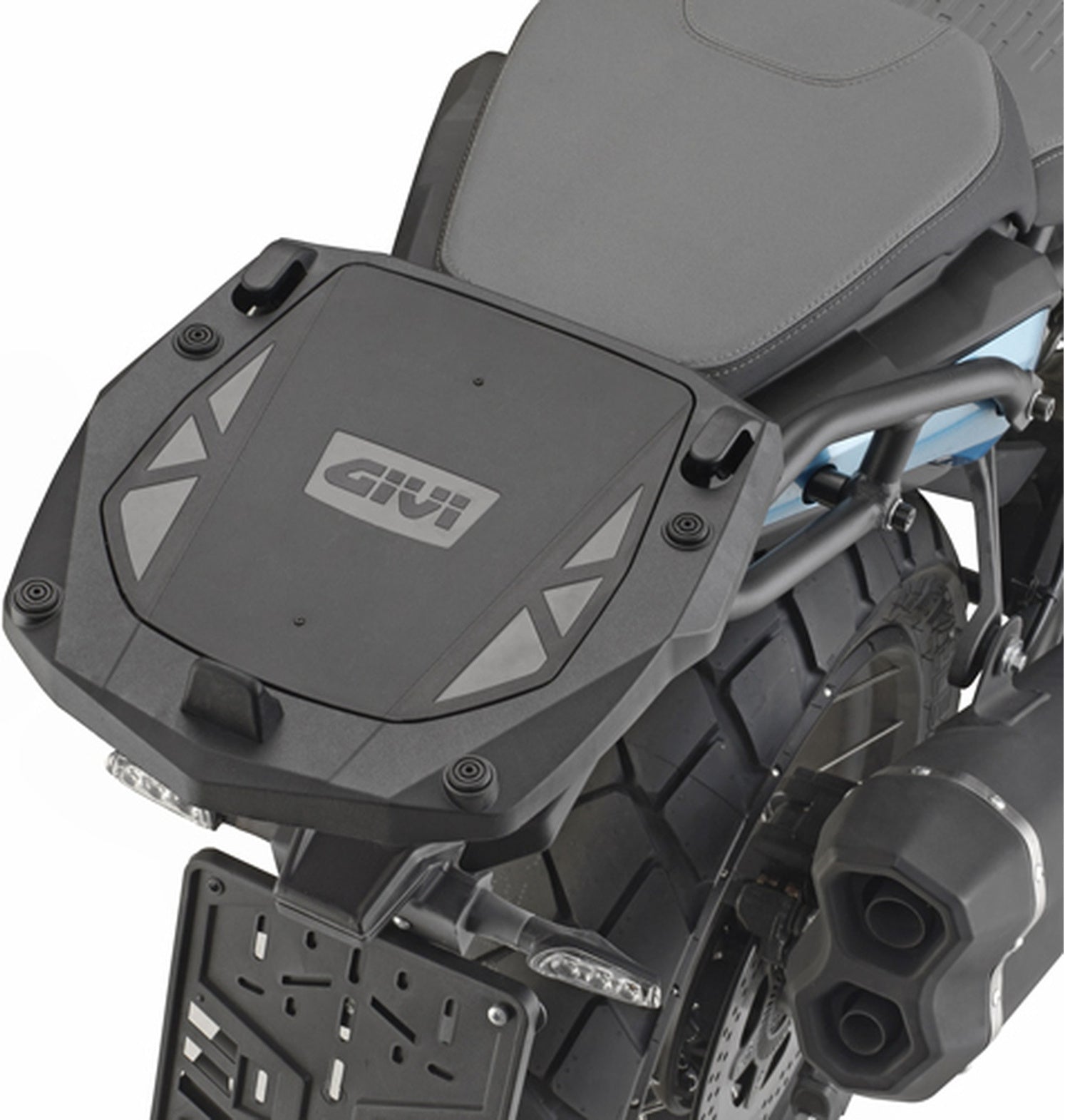 Monokey Trekker Alaska Aluminium Top Case - 44 Lt Trekker Alaska Aluminium - Givi Compatible With Qj Motor Srt 600 Sx (2024)