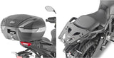 Top Case Monokey Noir 33 Lt Nylon - Givi Compatible Avec Yamaha Tracer 9 - Gt - Gt+ (2021-2024)