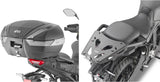 Monokey Trekker Aluminium Top Case - 33 Lt Trekker Aluminium - Givi Compatible With Yamaha Tracer 9 - Gt - Gt+ (2021-2024)