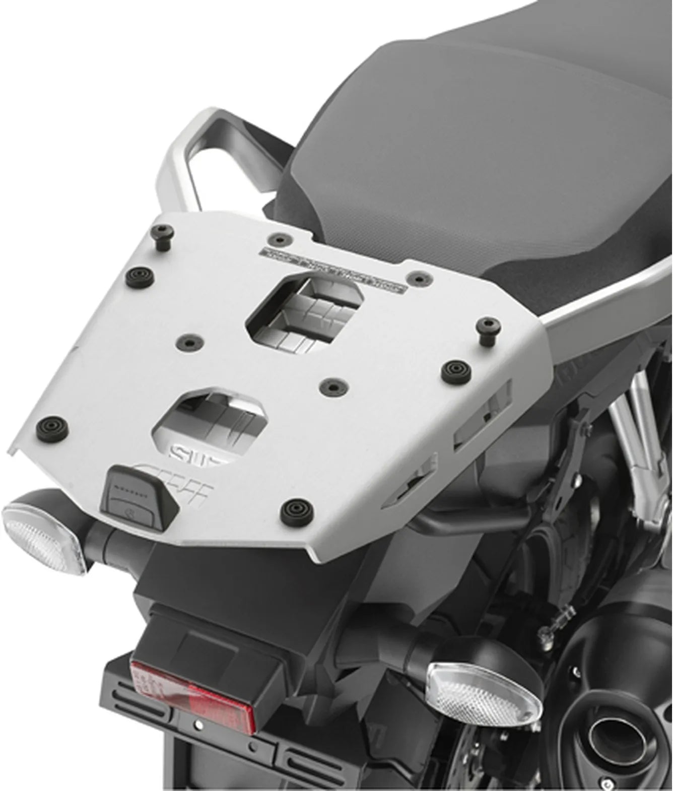 Top Case Monokey Argent Tech 47 Lt 6Kg Technopolymères - Givi Compatible Avec Suzuki Dl 650 V-Strom (2017-2024)