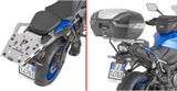 Monokey Carbon Look Tech Top Case - 47 Lt Technopolymer - Givi Compatible With Suzuki Gsx-S 1000 Gx (2024)