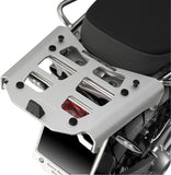 Monokey Trekker Outback Evo Smart Black Aluminium Top Case - 58 Lt Trekker Outback Evo Smart Aluminium - Givi Compatible With Bmw R 1200 Gs Adventure (2006-2013)