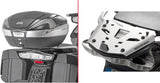 Monokey Trekker Dolomiti Black Aluminium Top Case - 46 Lt Trekker Dolomiti Aluminium - Givi Compatible With Bmw R 1250 Rt (2021-2024)
