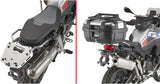 Monokey Trekker Alaska Black Aluminium Top Case - 56 Lt Trekker Alaska Aluminium - Givi Compatible With Bmw F 900 Gs Adventure (2024)