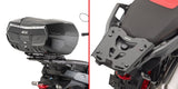 Monokey Arena Black Top Case - 45 Lt For Original Rack Arena Technopolymer - Givi Compatible With Bmw C 400 X (2025)