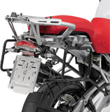 Monokey Trekker Dolomiti Black Aluminium Top Case - 46 Lt Trekker Dolomiti Aluminium - Givi Compatible With Bmw R 1200 Gs (2007-2012)