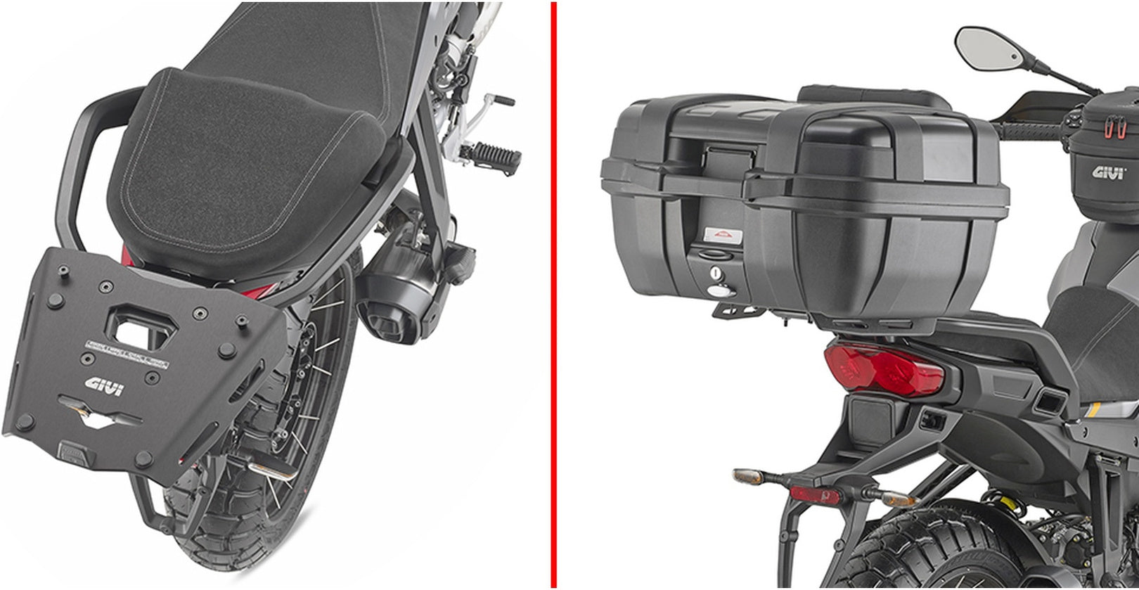 Monokey Trekker Dolomiti Aluminium Top Case - 30 Lt Trekker Dolomiti Aluminium - Givi Compatible With Moto Guzzi Stelvio 1000 (2024)