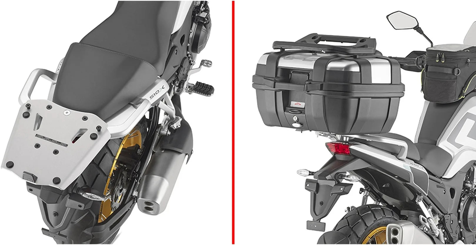 Top Case Monokey Trekker Dolomiti Aluminium 30 Lt 6Kg Trekker Dolomiti Aluminium - Givi Compatible Avec Kove Moto 510 X (2024)