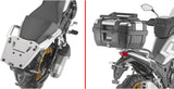Monokey Trekker Alaska Black Aluminium Top Case - 44 Lt 6Kg Trekker Alaska Aluminium - Givi Compatible With Kove Moto 510 X (2024)