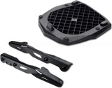 Monokey Trekker Alaska Black Aluminium Top Case - 56 Lt Trekker Alaska Aluminium - Givi Compatible With Kove Moto 510 X (2024)