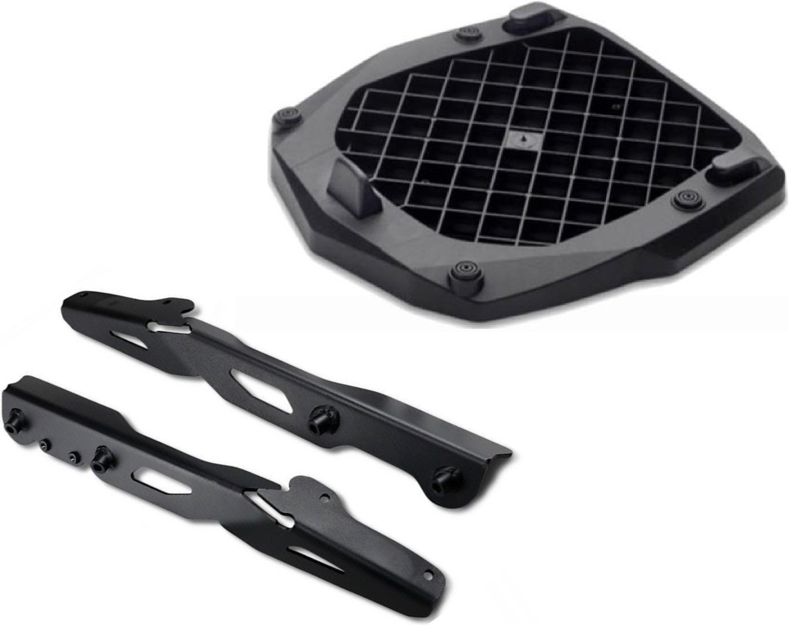 Monokey Trekker Outback Evo Smart Anodized Aluminium Top Case - 58 Lt Trekker Outback Evo Smart Anodized Aluminium - Givi Compatible With Kymco Cv3 550 (2022-2024)