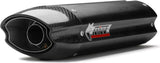 Système D'Échappement Homologué Au Niveau Sonore Suono Acier Noir Carbon - Mivv Compatible Avec Honda Cbr 600 Rr (2005-2006)