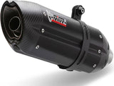 Système D'Échappement Catalytique Avec Homologation Acoustique Suono Acier Noir Carbon - Mivv Compatible Avec Triumph Tiger 1050 (2007-2012)