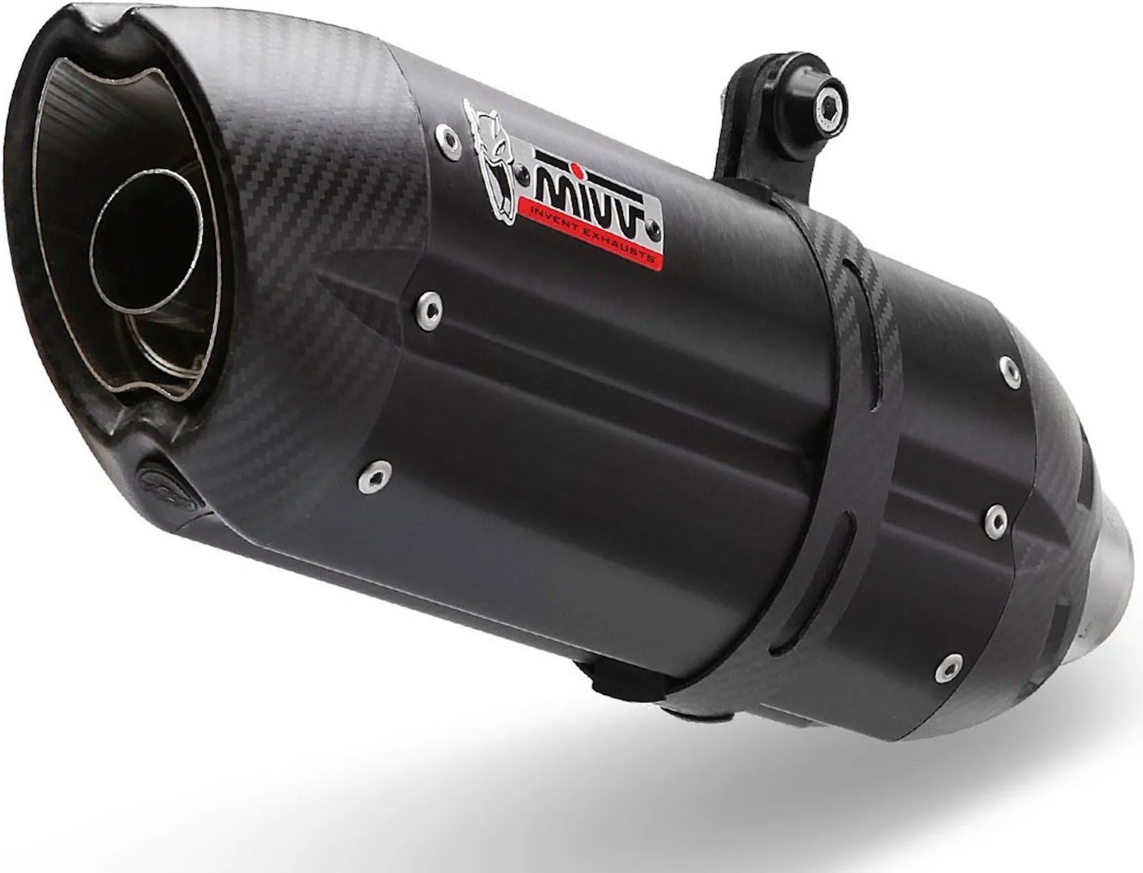 Système D'Échappement Catalytique Avec Homologation Acoustique Suono Acier Noir Carbon - Mivv Compatible Avec Kawasaki Z 750 R (2011-2014)