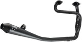 Système D'Échappement Complet Sans Homologation Acoustique Conical Acier Inox Noir - Termignoni Compatible Avec Triumph Street Twin (2016-2020)