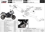 Système D'Échappement Homologué Au Niveau Sonore Oval Carbon Carbon - Mivv Compatible Avec Triumph Tiger 1050 Sport (2017-2020)