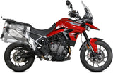 Système D'Échappement Homologué Au Niveau Sonore Speed Edge Acier Carbon - Mivv Compatible Avec Triumph Tiger 900 - Gt - Pro (2021-2024)