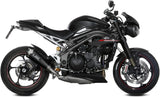 Système D'Échappement Homologué Au Niveau Sonore Delta Race Acier Noir Carbon - Mivv Compatible Avec Triumph Speed Triple R Rs (2018-2020)