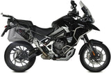 Système D'Échappement Homologué Au Niveau Sonore Dakar Acier Noir - Mivv Compatible Avec Triumph Tiger 1200 Gt - Rally (2021-2024)
