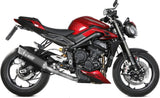 Système D'Échappement Complet Avec Catalyseur Et Homologation Acoustique Sr-1 Titanium Noir - Mivv Compatible Avec Triumph Street Triple 765 R - Rs (2023-2024)