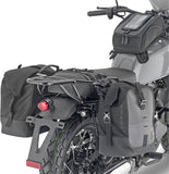 Corium Black Side Bags - 26 Lt Corium Nylon - Givi Compatible With Brixton Felsberg 125 (2023-2024)