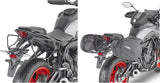 Trekker Canyon Black Top Case + Side Bags - 96 Lt Trekker Canyon Technopolymer - Givi Compatible With Yamaha Mt-07 (2021-2024)