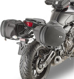 Trekker Canyon Black Top Case + Side Bags - 102 Lt Trekker Canyon Technopolymer - Givi Compatible With Yamaha Mt-07 (2018-2020)