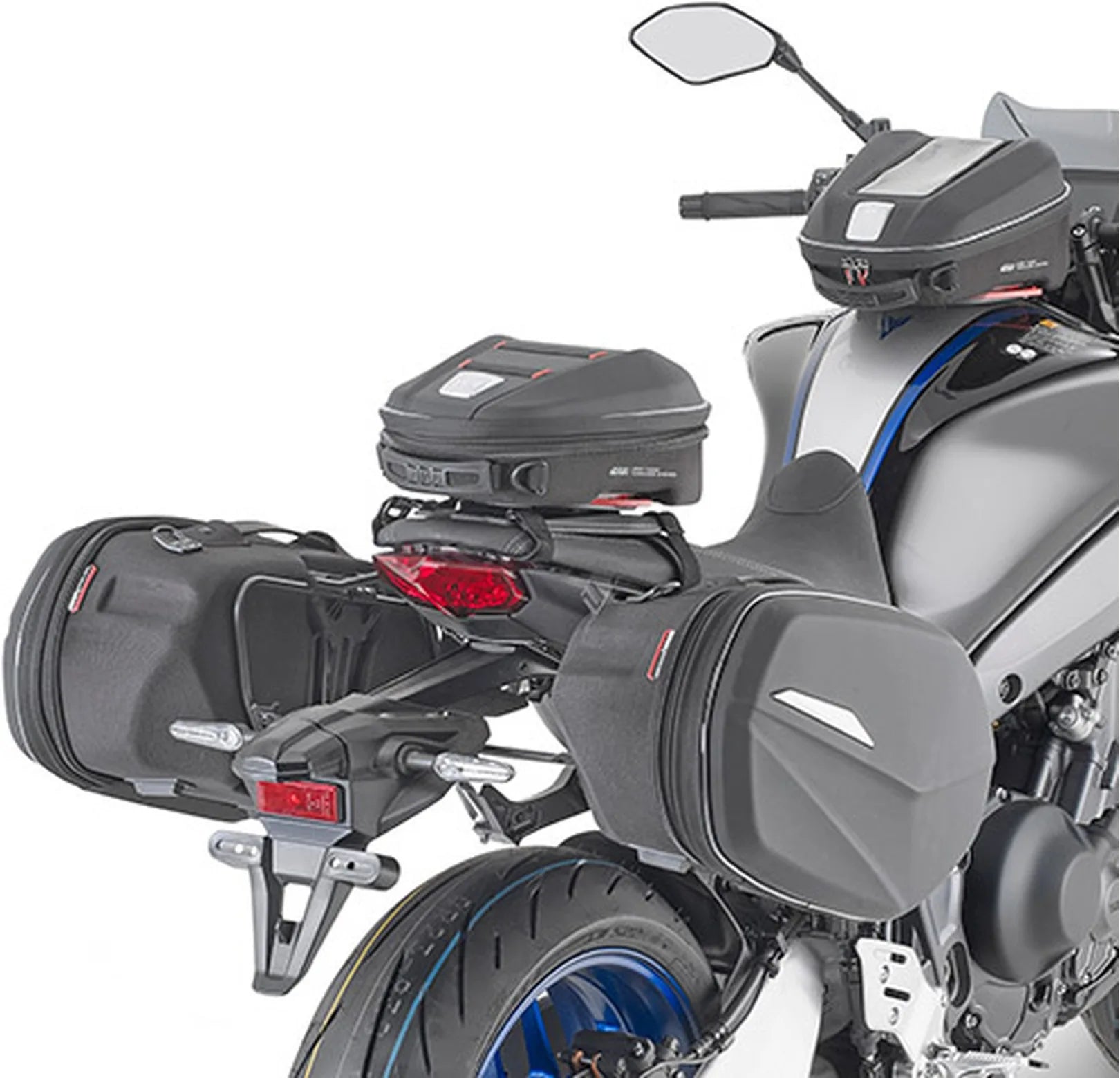 Sacoches Cavalières Noir 60 Lt Nylon - Givi Compatible Avec Yamaha Mt-09 - Sp (2021-2023)